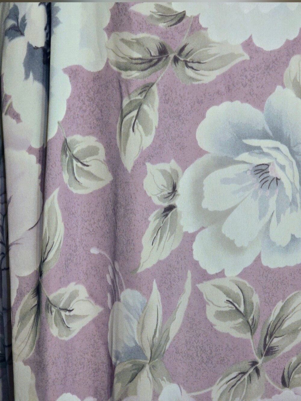 1980's Floral Purple and Blue Dress By Betsy's Things Petites,Sz 10